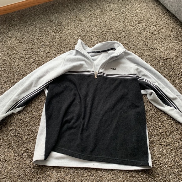FILA Fleece Quarter Zip Pullover - Picture 3 of 4